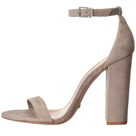 New! Schultz Enida Sandals Heels in Mouse Size 8 - Picture 1 of 9